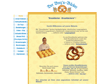 Tablet Screenshot of brezel-baecker.de